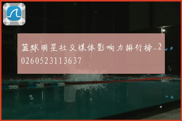 篮球明星社交媒体影响力排行榜_20260523113637